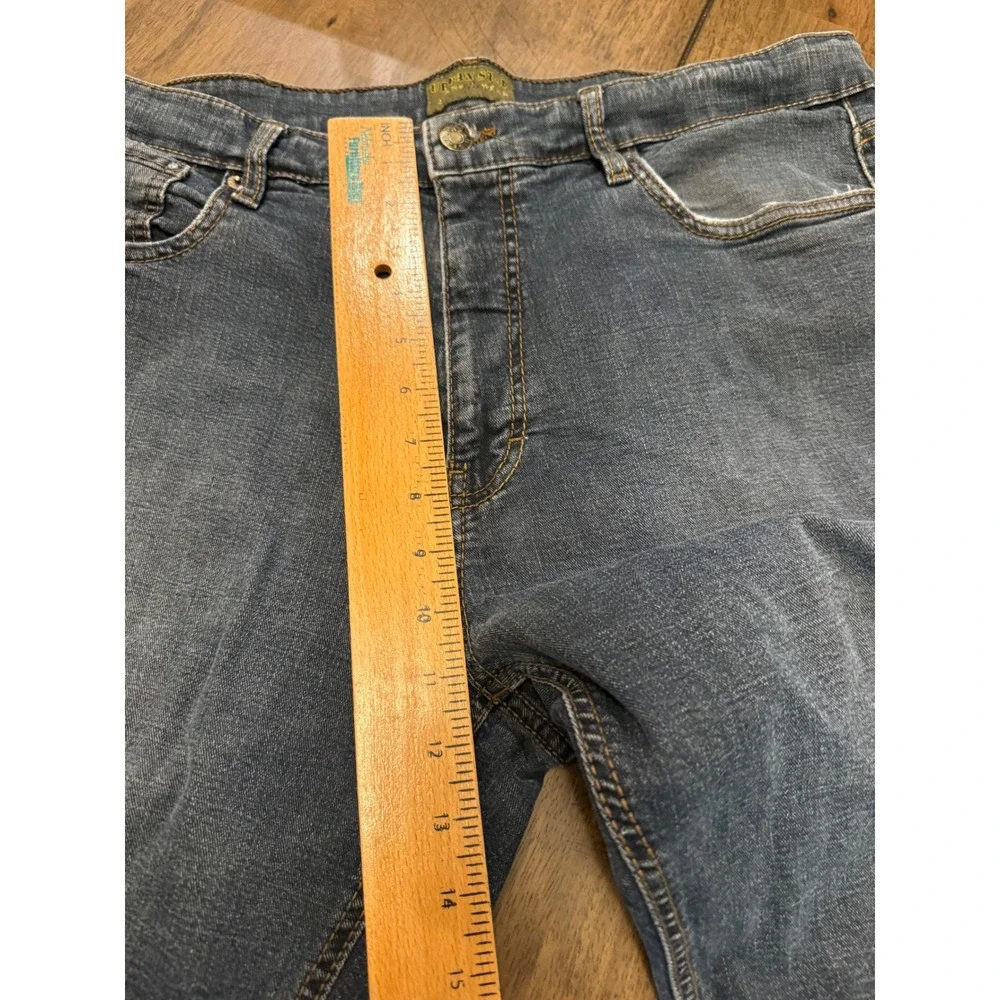 Urban Star Mens Relaxed Straight Leg Dark Wash Stretch Jeans 36x32 02513692CO